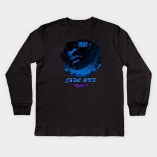 Fade Out Kids Long Sleeve T-Shirt